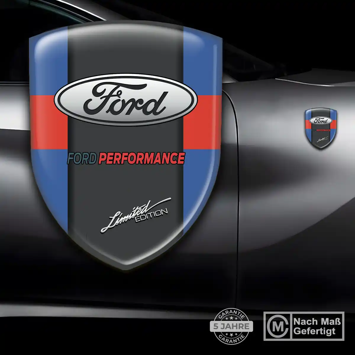 Ford 3D Gel Aufkleber Embleme Auto Stilvolles Design