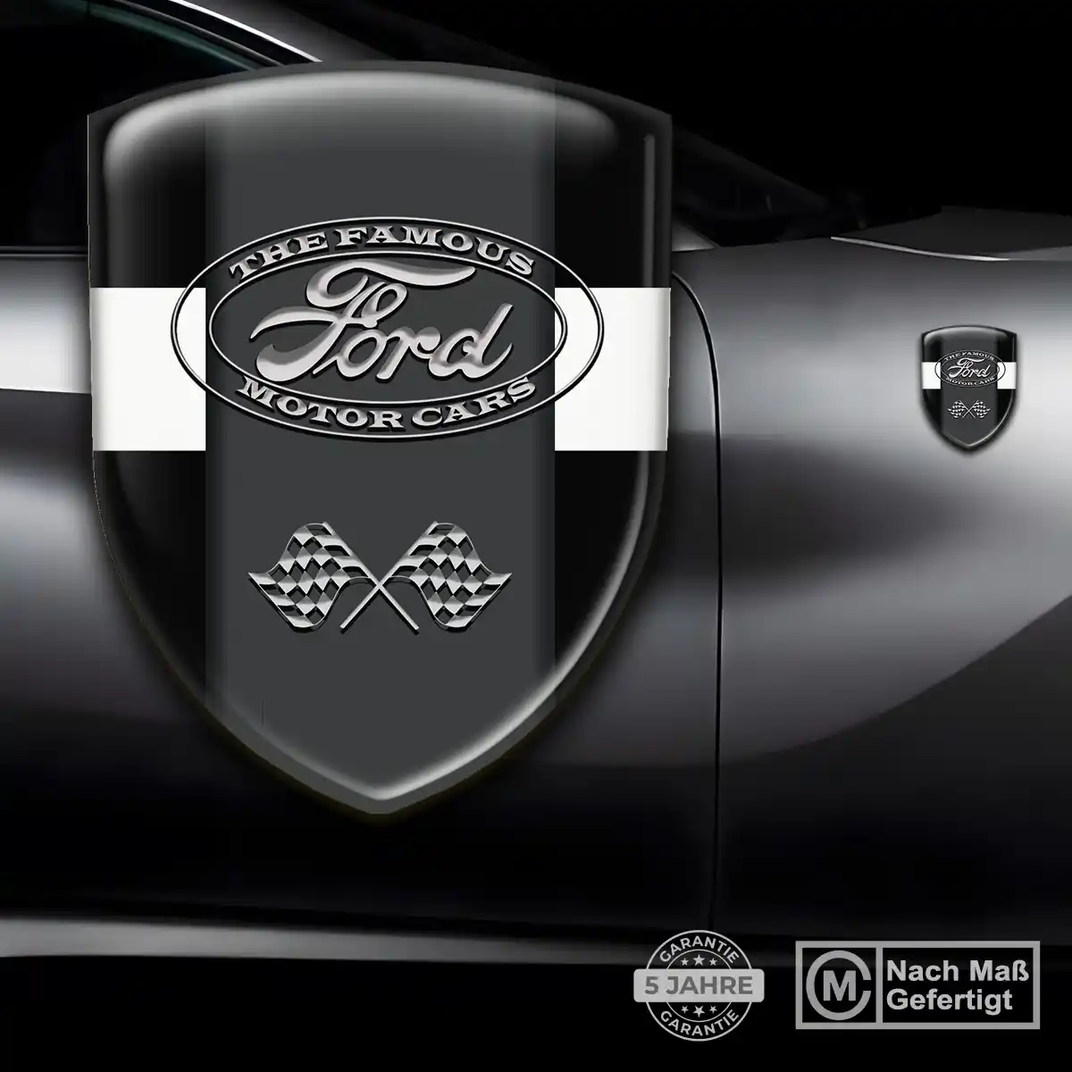 Ford 3D Gel Aufkleber Silikon Hohe Qualität