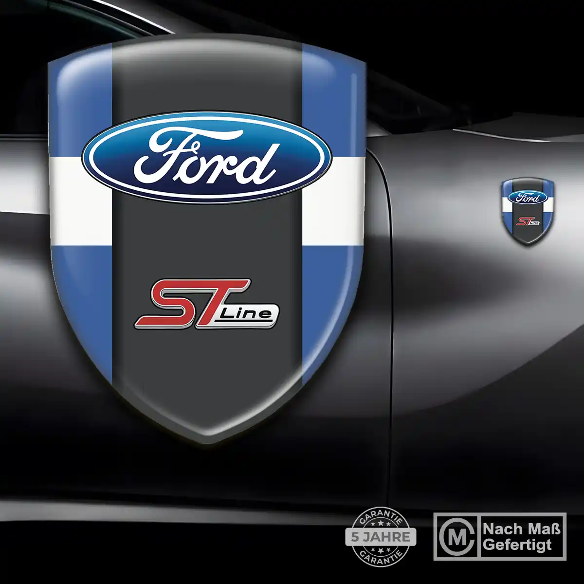 Ford 3D Gel Aufkleber Wappen Hohe Qualität