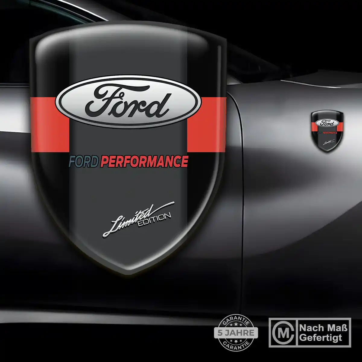 Ford Aufkleber 3D Gel Emblem Stilvolles Design