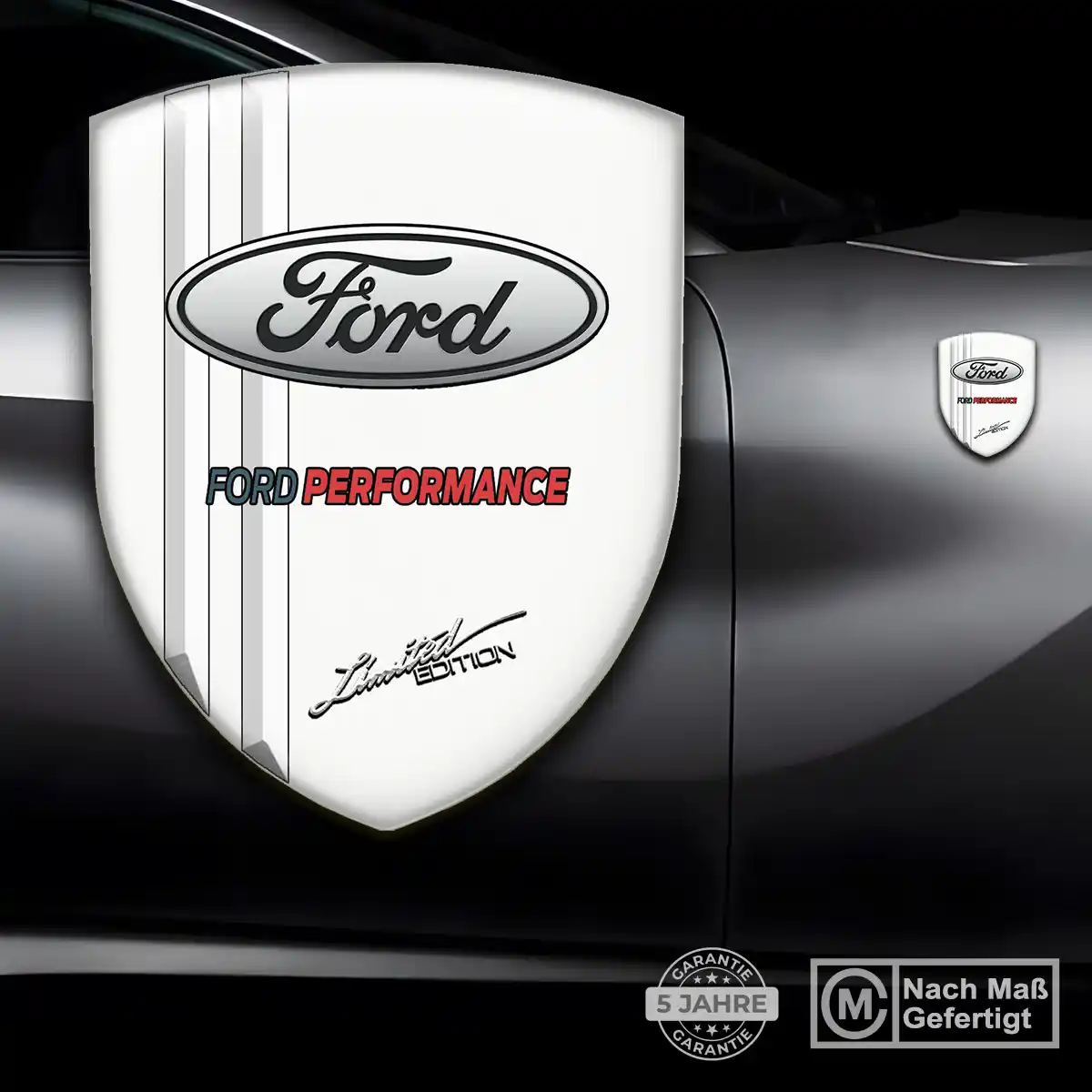 Ford Aufkleber 3D Gel Embleme Auto Stilvolles Design