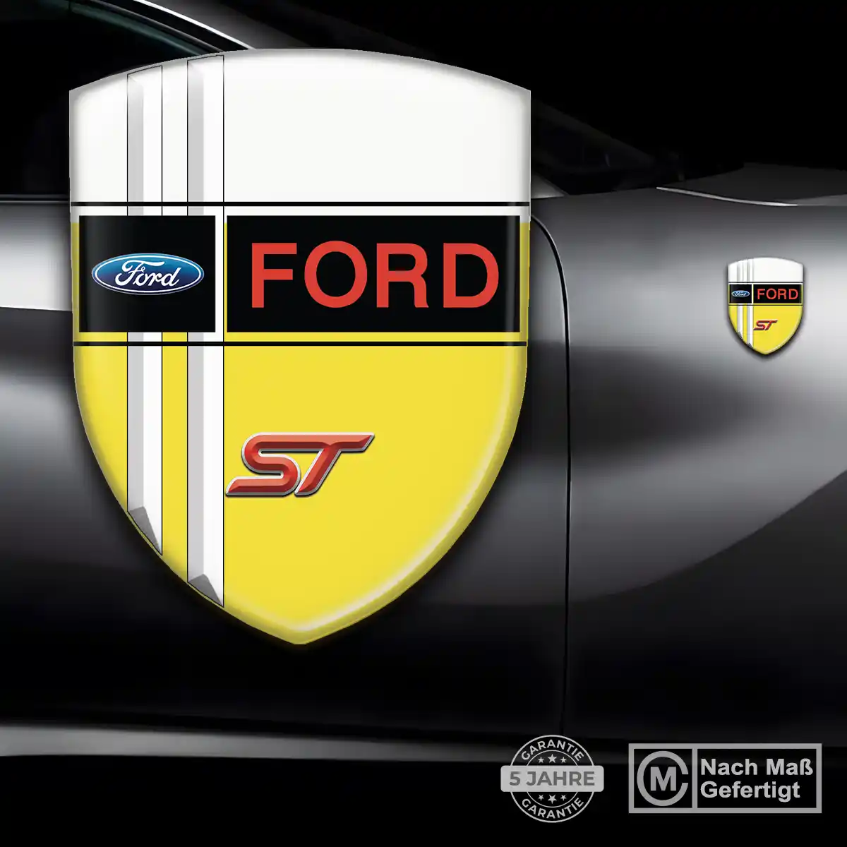 Ford Aufkleber 3D Gel Silikon Auto Stilvolles Design
