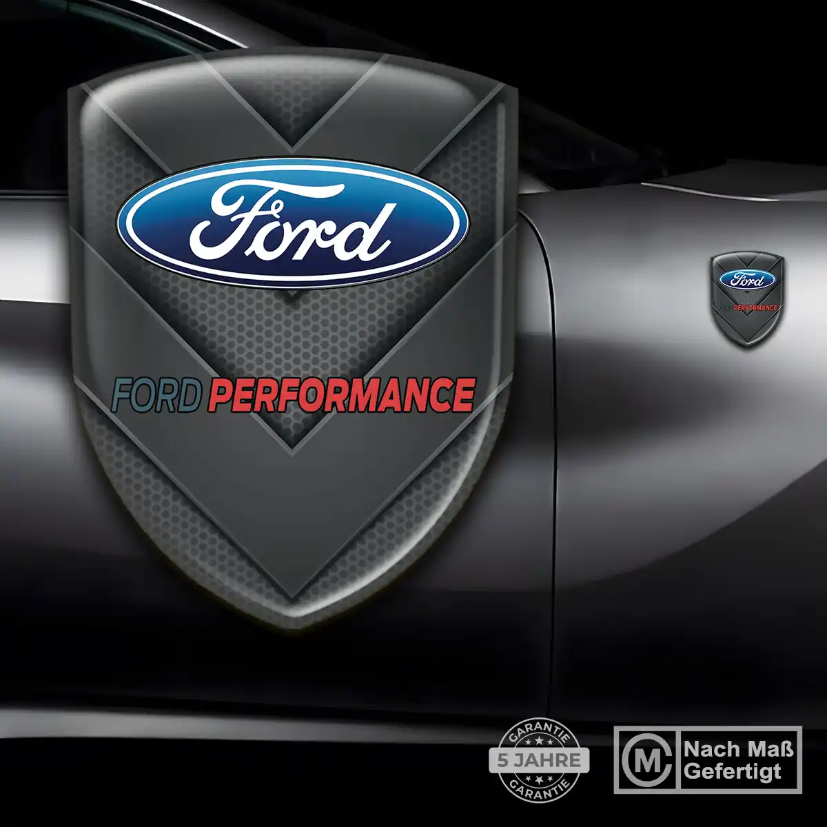 Ford Aufkleber 3D Gel Silikon Stilvolles Design