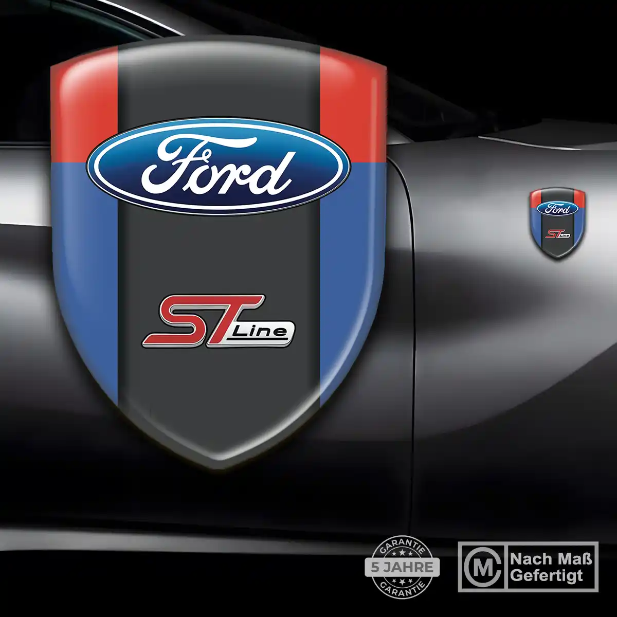 Ford Aufkleber 3D Gel Wappen Hohe Qualität