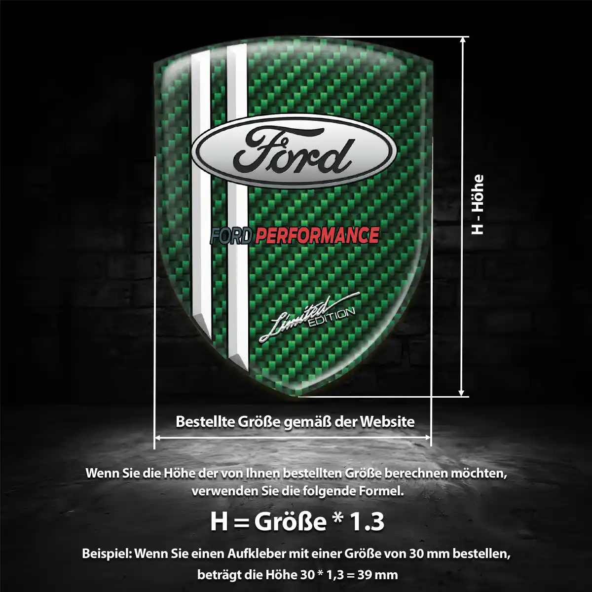 Ford Aufkleber Auto Stilvolles Design