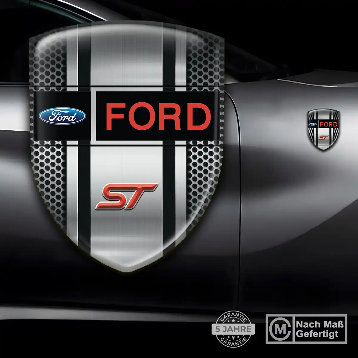 Ford Aufkleber Emblem Wappen Stilvolles Design
