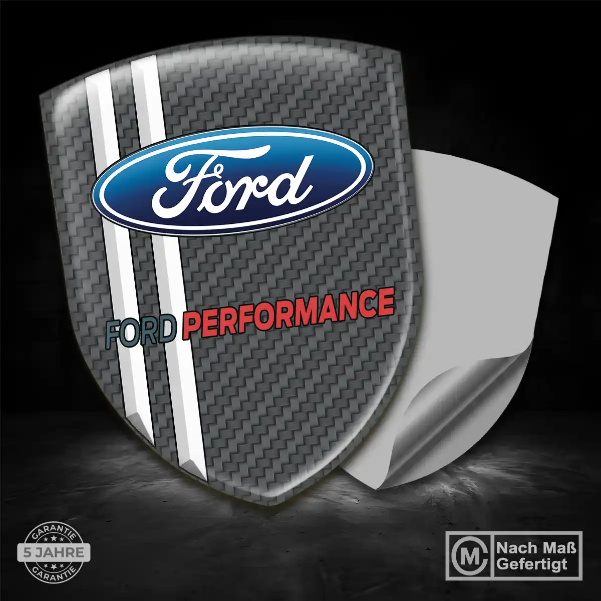 Ford Aufkleber Embleme Silikon Stilvolles Design