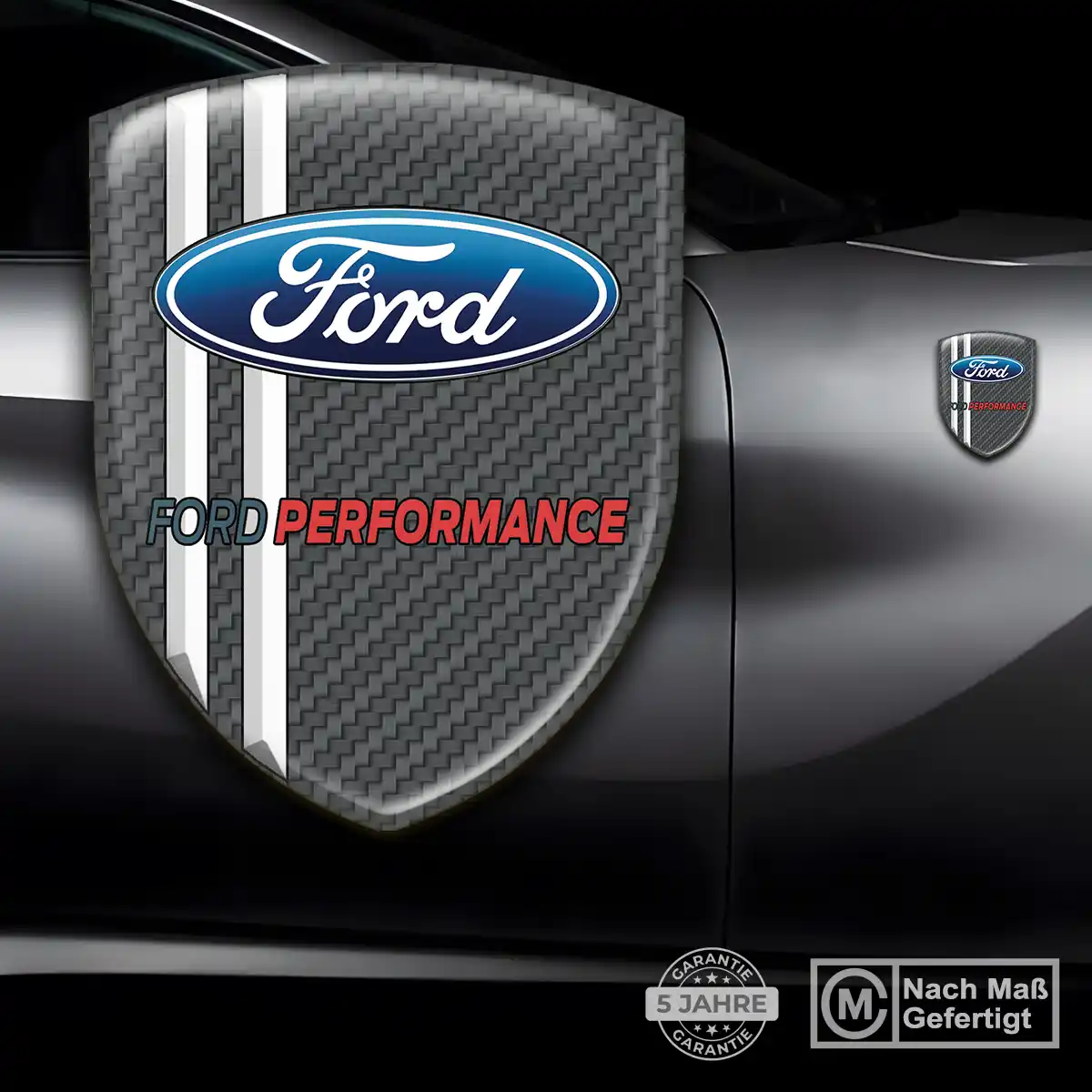 Ford Aufkleber Embleme Silikon Stilvolles Design