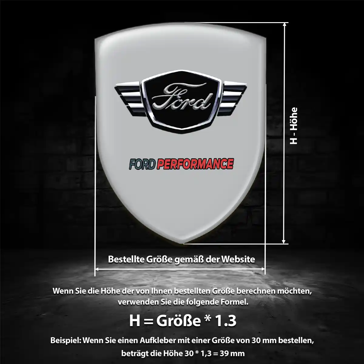 Ford Aufkleber Hohe Qualität