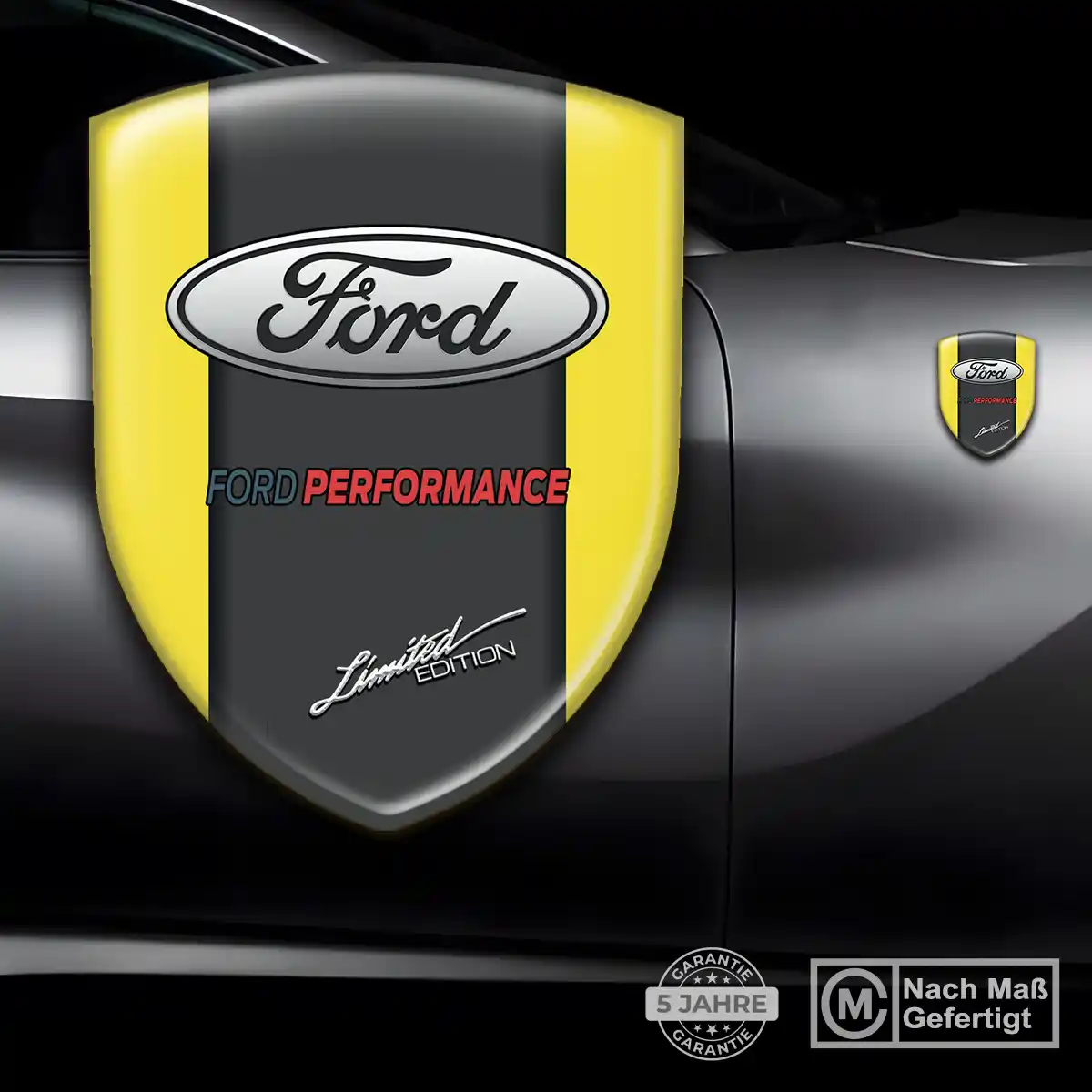 Ford Aufkleber Silikon Embleme Auto Stilvolles Design