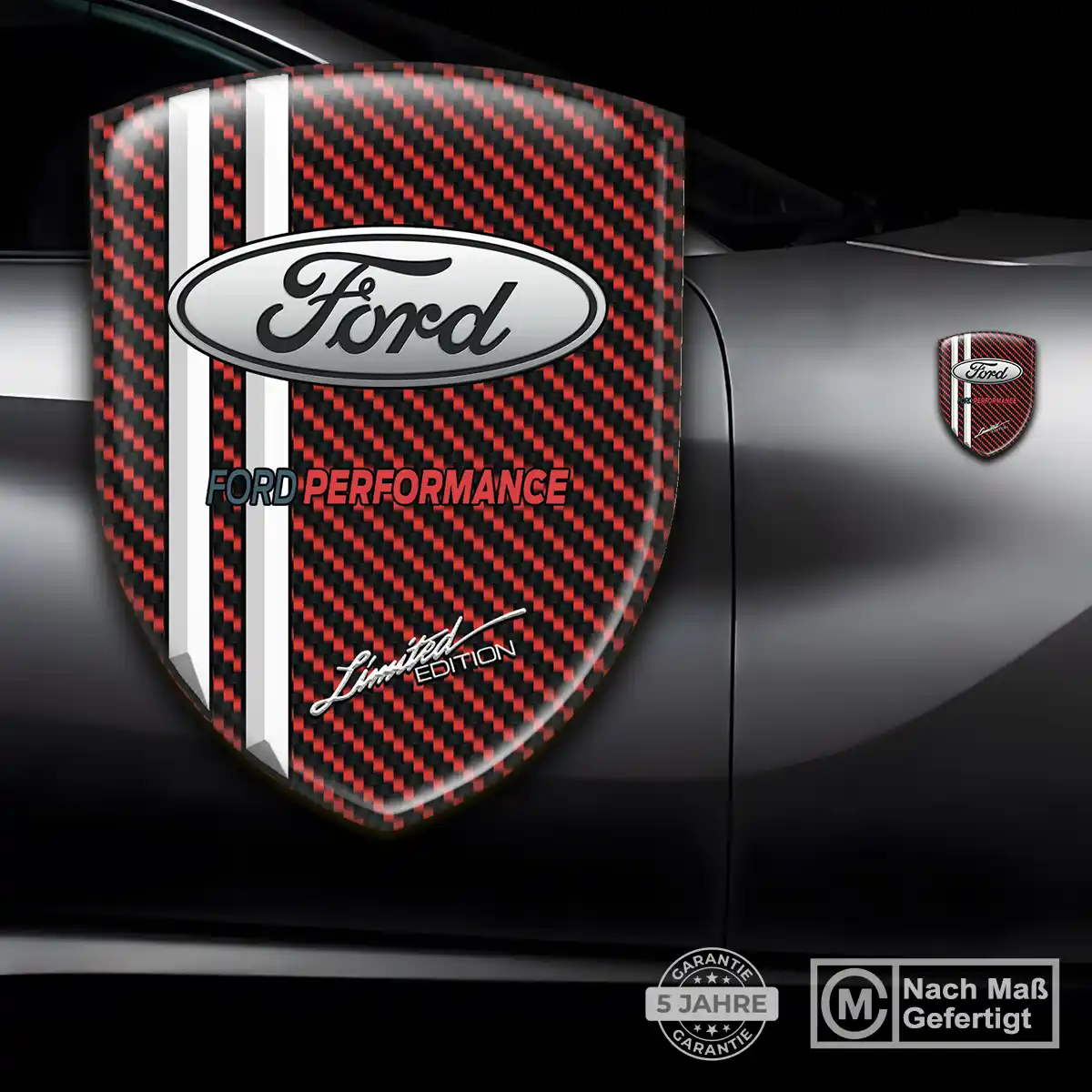 Ford Aufkleber Wappen Emblem Stilvolles Design