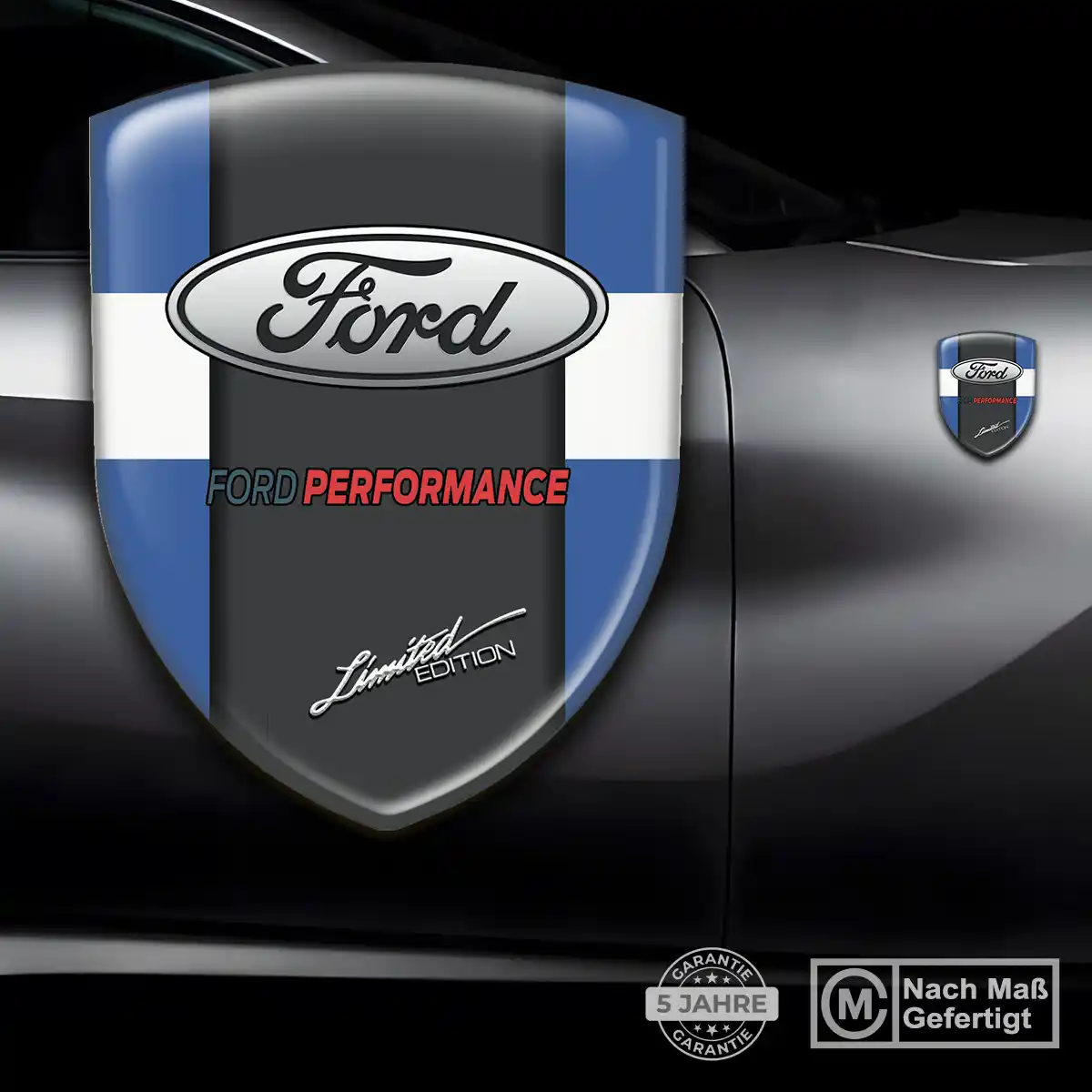 Ford Aufkleber Wappen Stilvolles Design