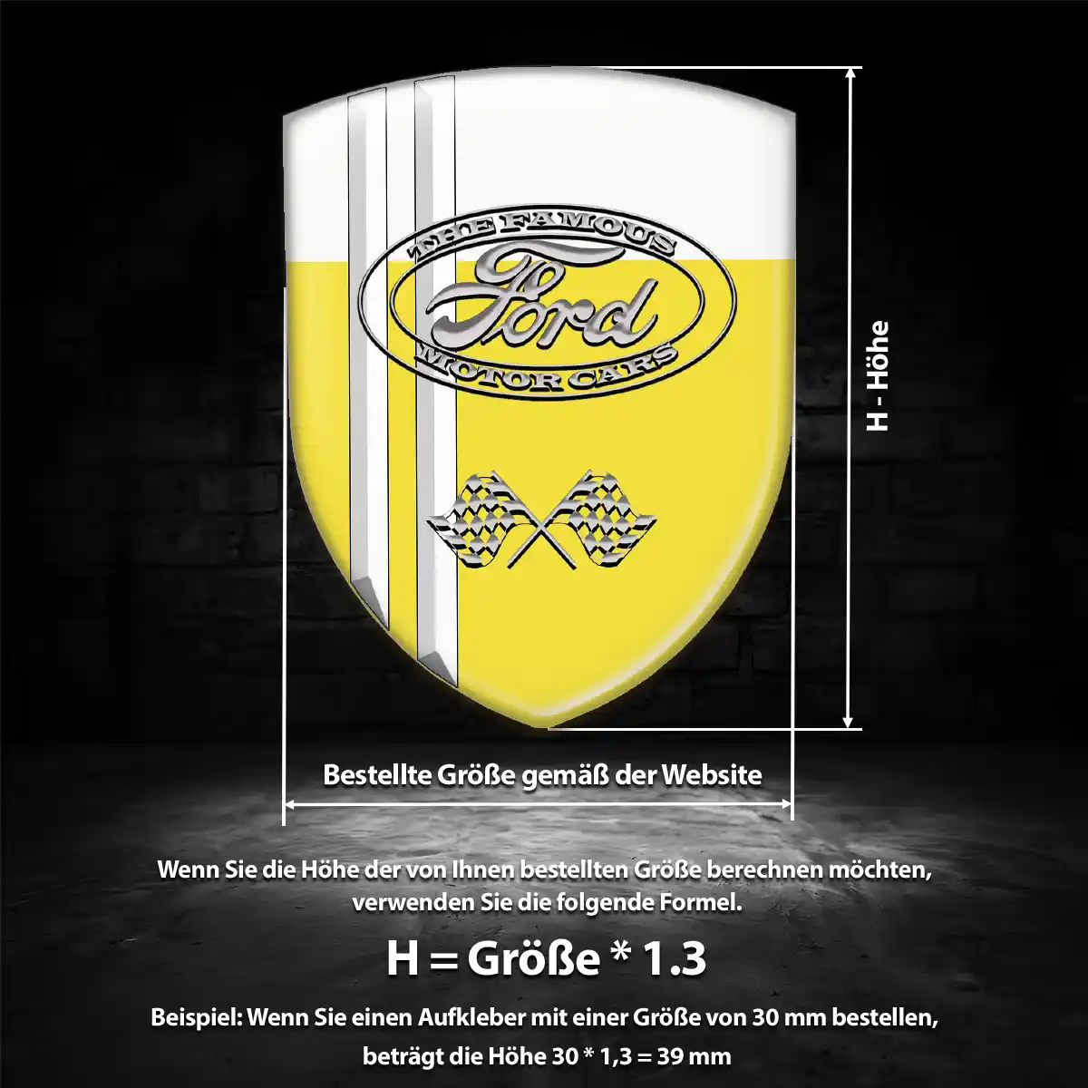 Ford Emblem Aufkleber Auto Hohe Qualität