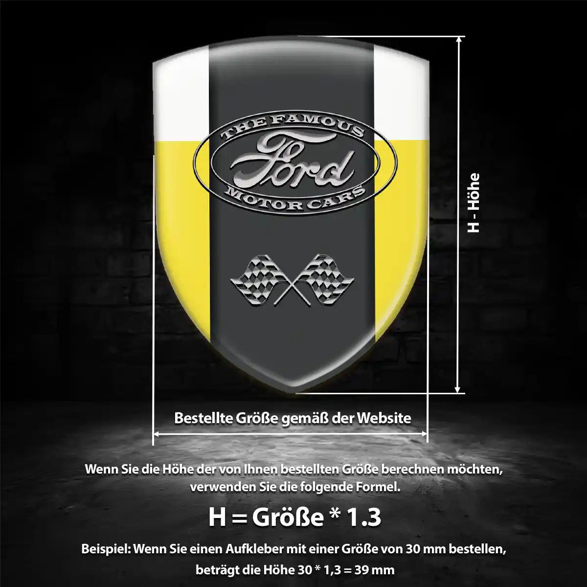 Ford Emblem Auto Hohe Qualität