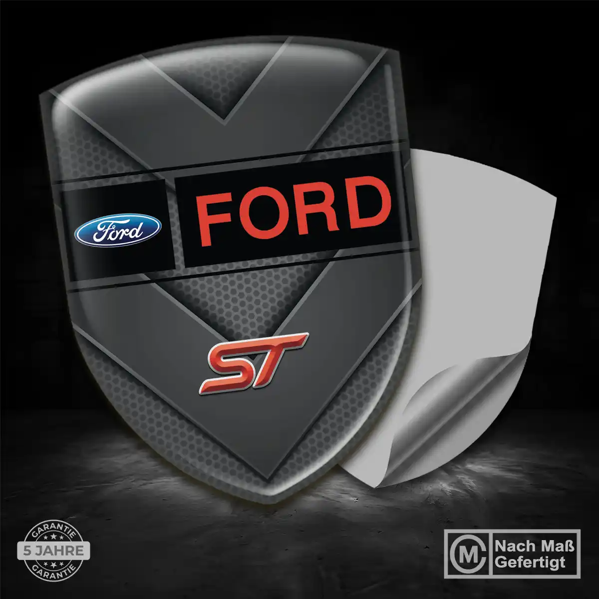 Ford Emblem Wappen Aufkleber Auto Stilvolles Design