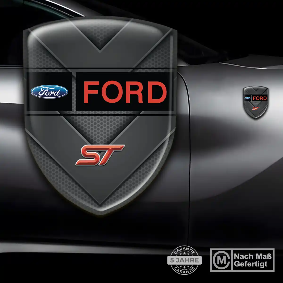 Ford Emblem Wappen Aufkleber Auto Stilvolles Design