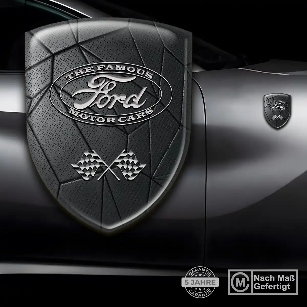 Ford Emblem Wappen Aufkleber Stilvolles Design