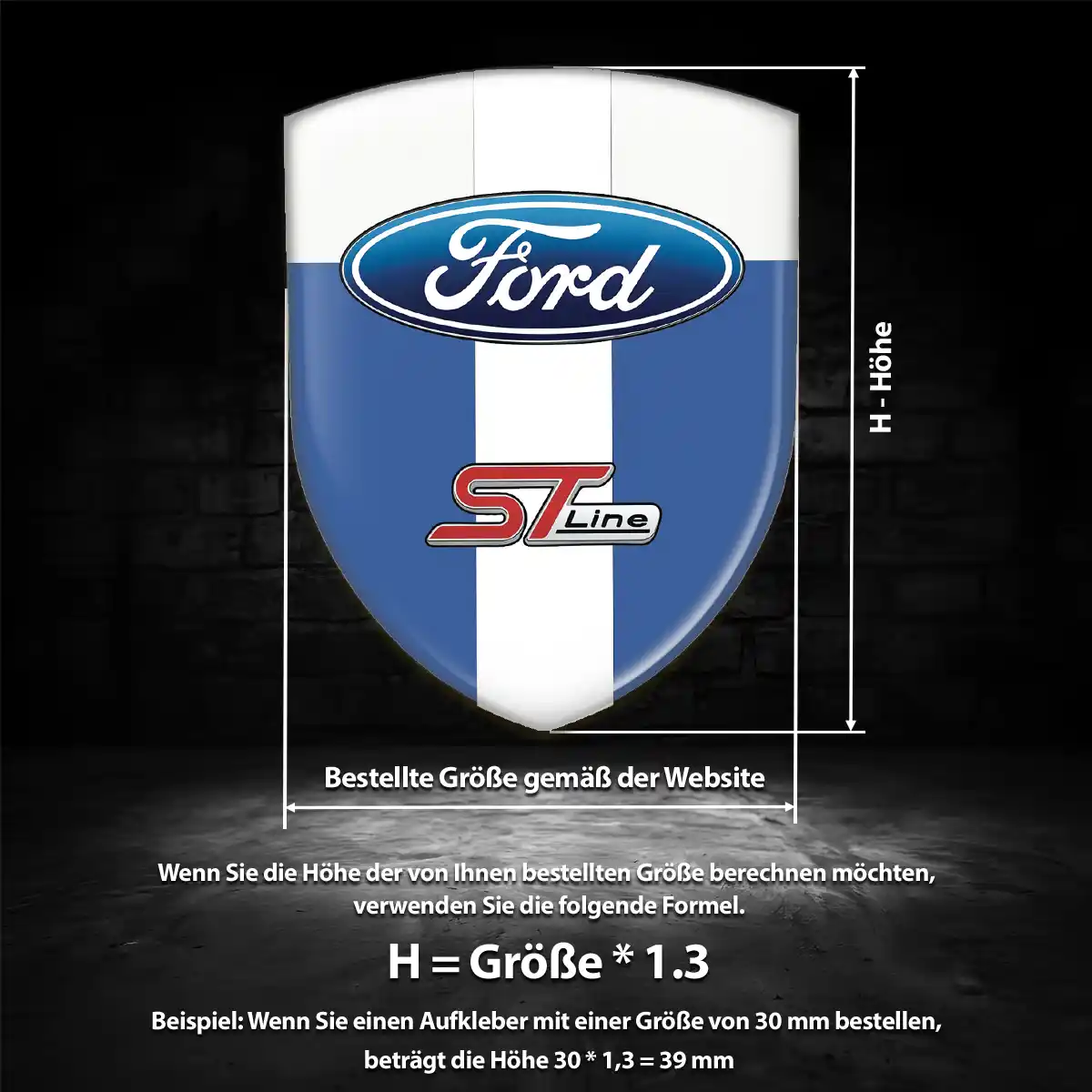 Ford Emblem Wappen Auto Stilvolles Design