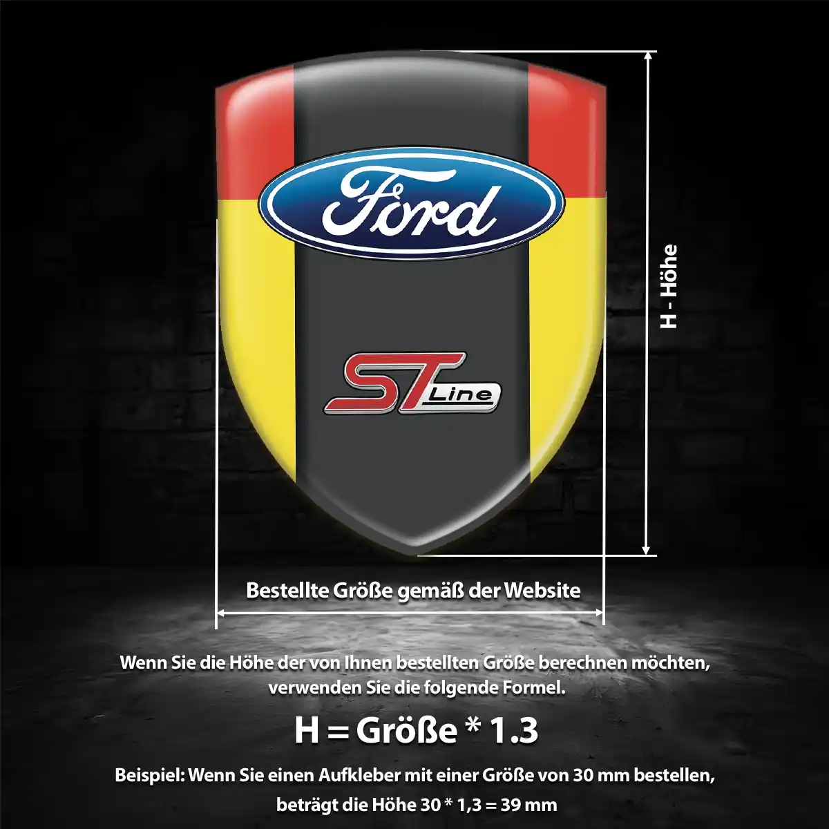 Ford Embleme Auto Hohe Qualität