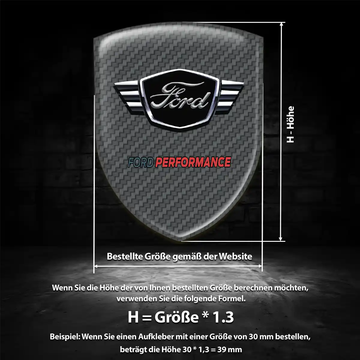 Ford Embleme Hohe Qualität