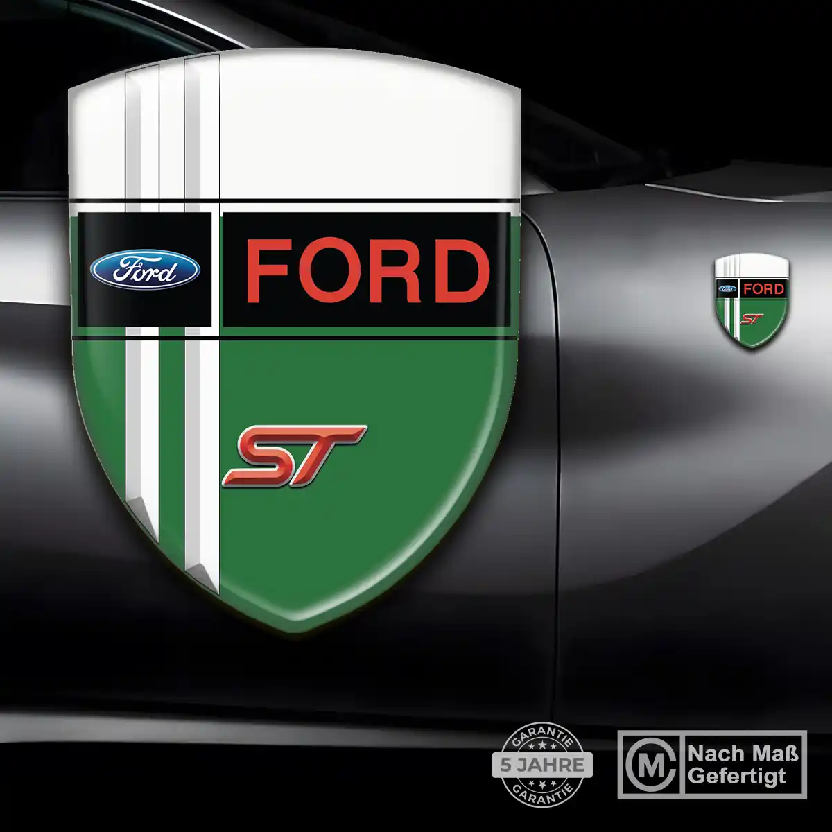 Ford Embleme Silikon Aufkleber Auto Stilvolles Design