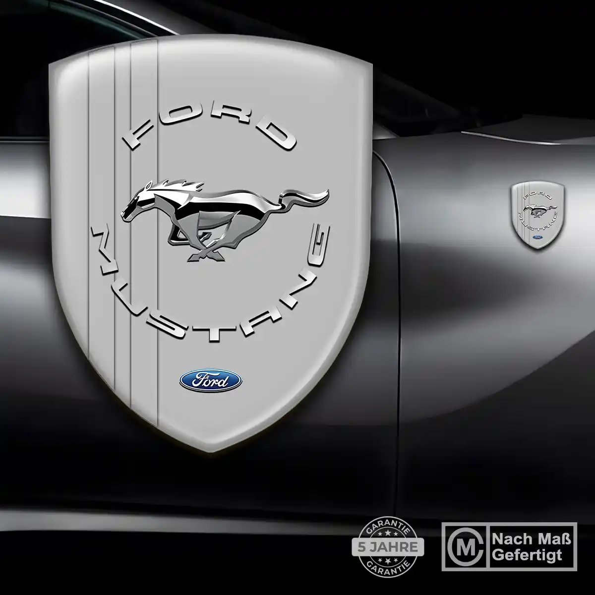 Ford Mustang 3D Gel Aufkleber Auto Stilvolles Design