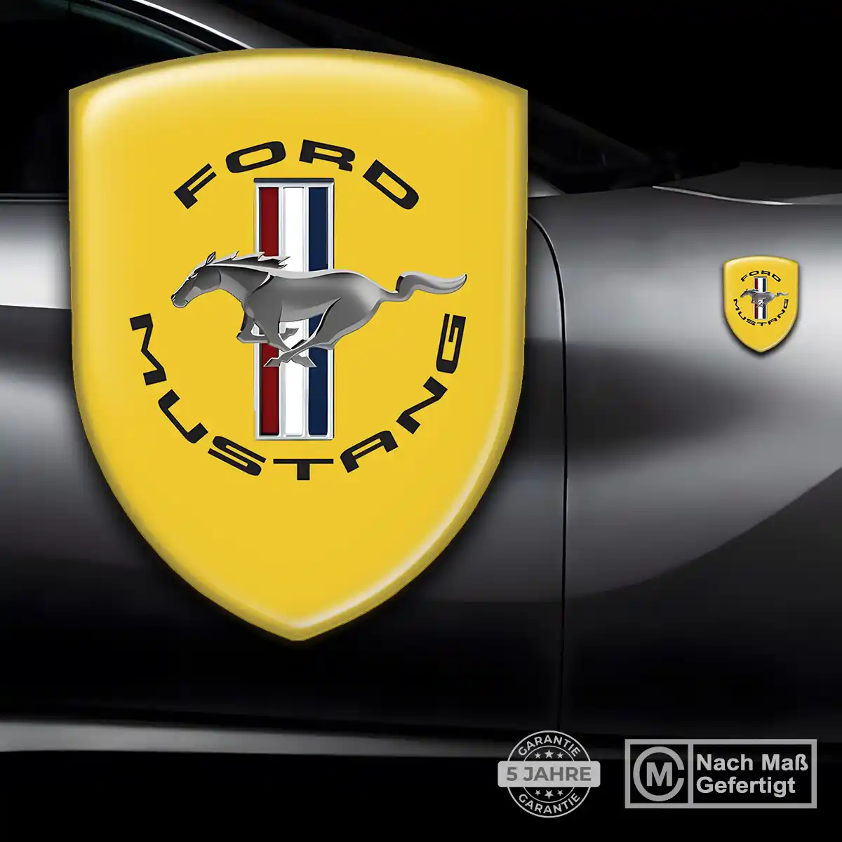 Ford Mustang 3D Gel Aufkleber Emblem Auto Stilvolles Design