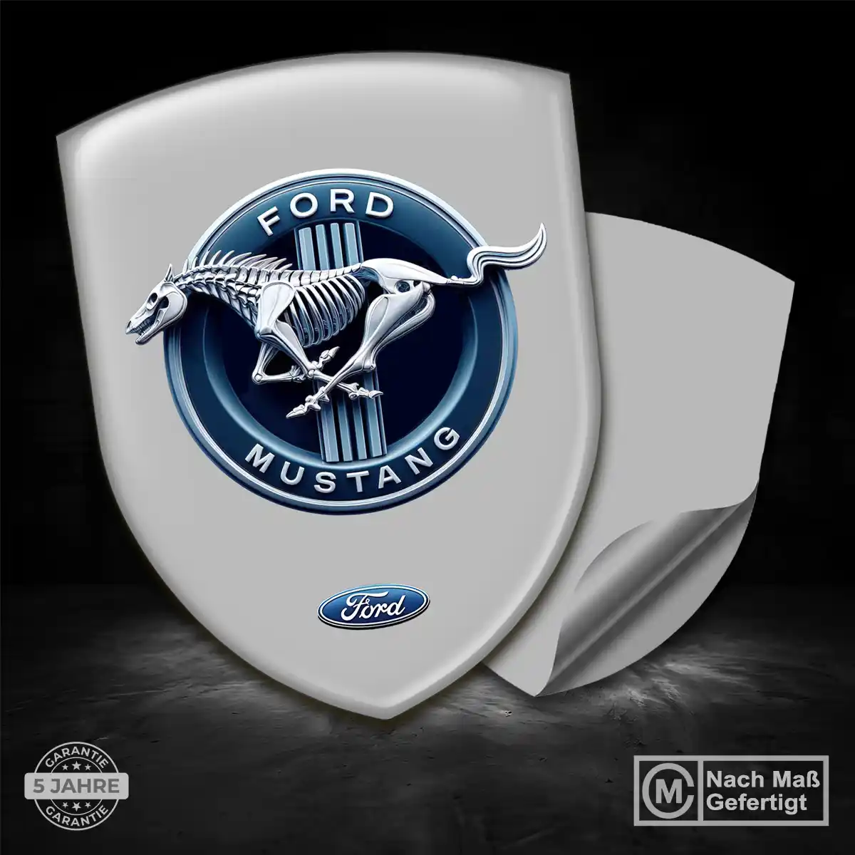 Ford Mustang 3D Gel Aufkleber Emblem Hohe Qualität