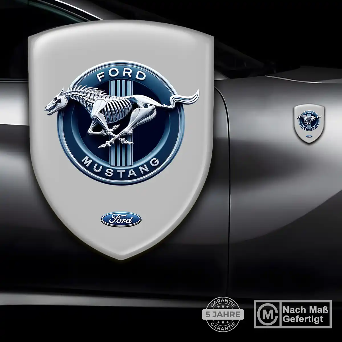 Ford Mustang 3D Gel Aufkleber Emblem Hohe Qualität