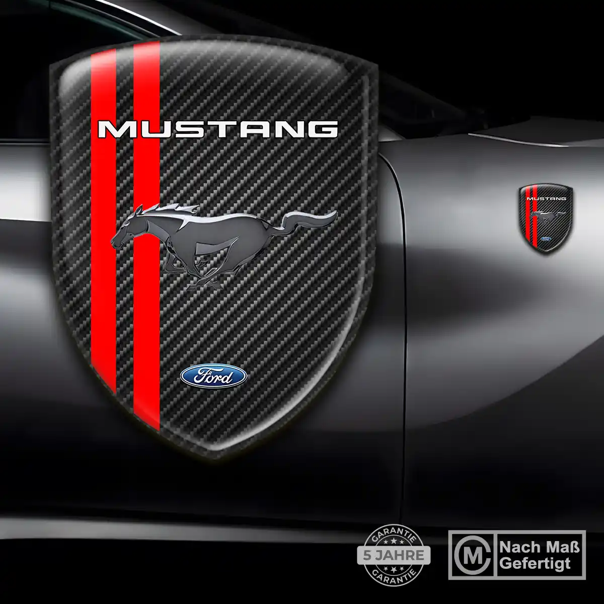 Ford Mustang 3D Gel Aufkleber Embleme Auto Hohe Qualität