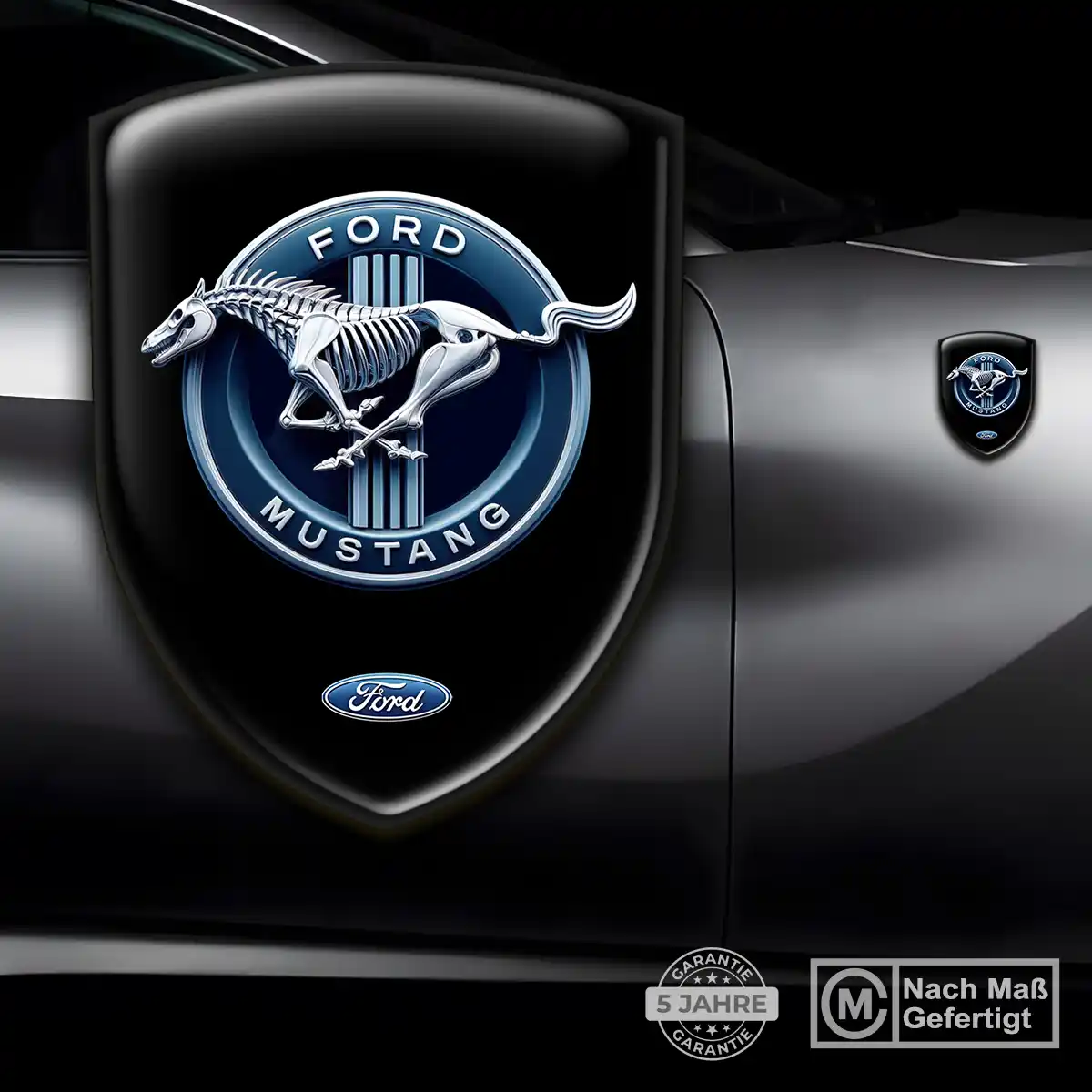 Ford Mustang 3D Gel Aufkleber Hohe Qualität
