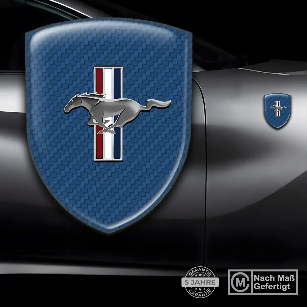 Ford Mustang 3D Gel Aufkleber Premium-Edition