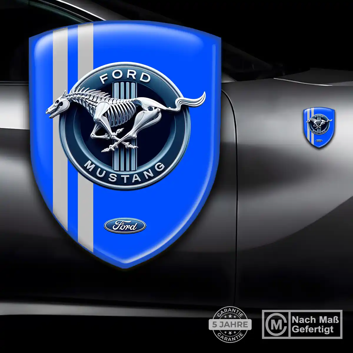 Ford Mustang Aufkleber 3D Gel Embleme Auto Hohe Qualität