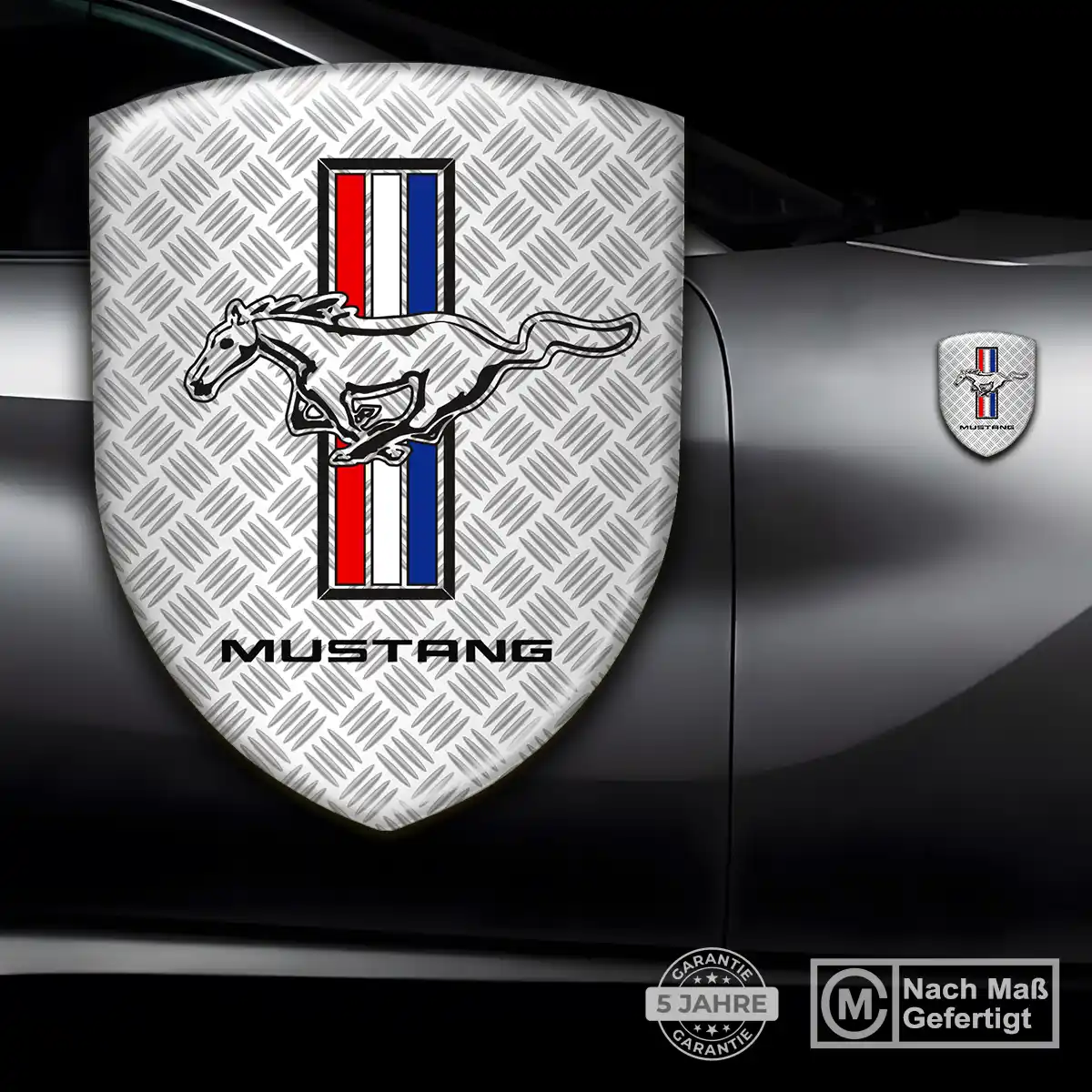 Ford Mustang Aufkleber 3D Gel Silikon Hohe Qualität