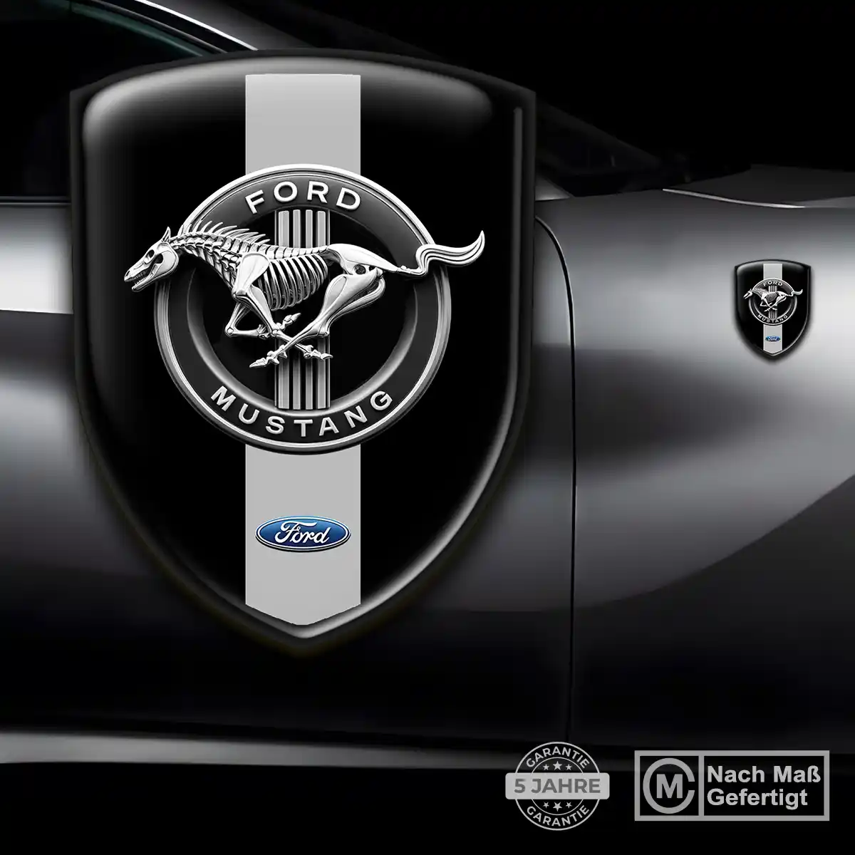 Ford Mustang Aufkleber 3D Gel Wappen Hohe Qualität