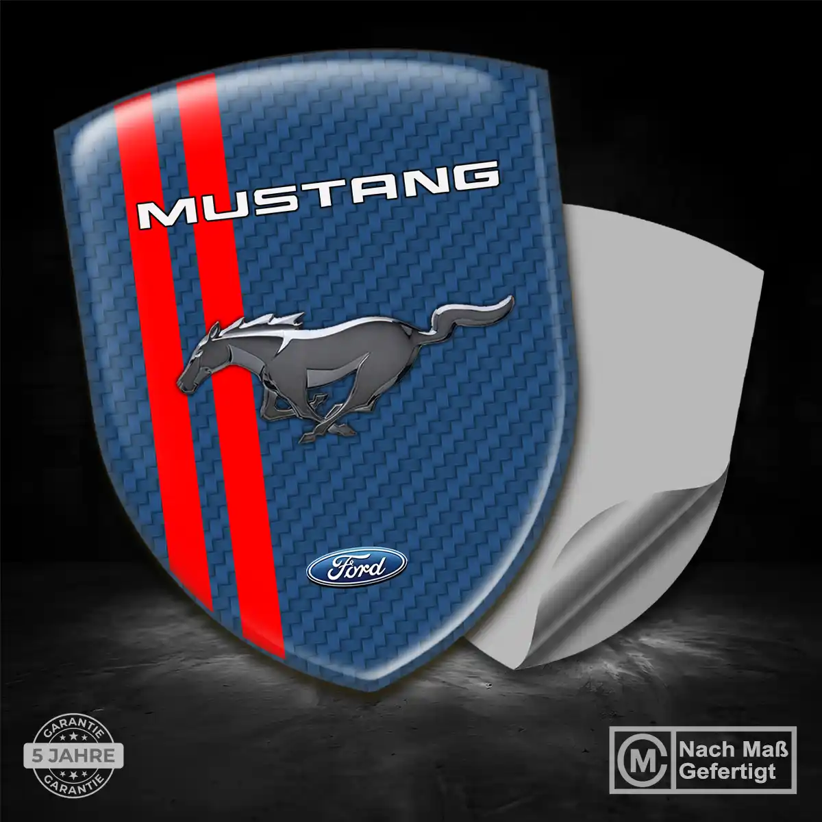Ford Mustang Aufkleber Emblem Auto Stilvolles Design