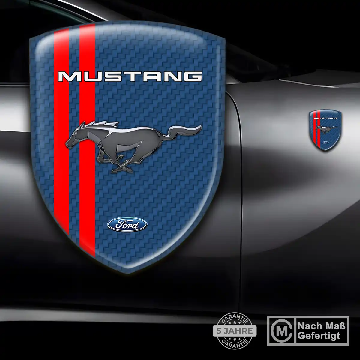 Ford Mustang Aufkleber Emblem Auto Stilvolles Design