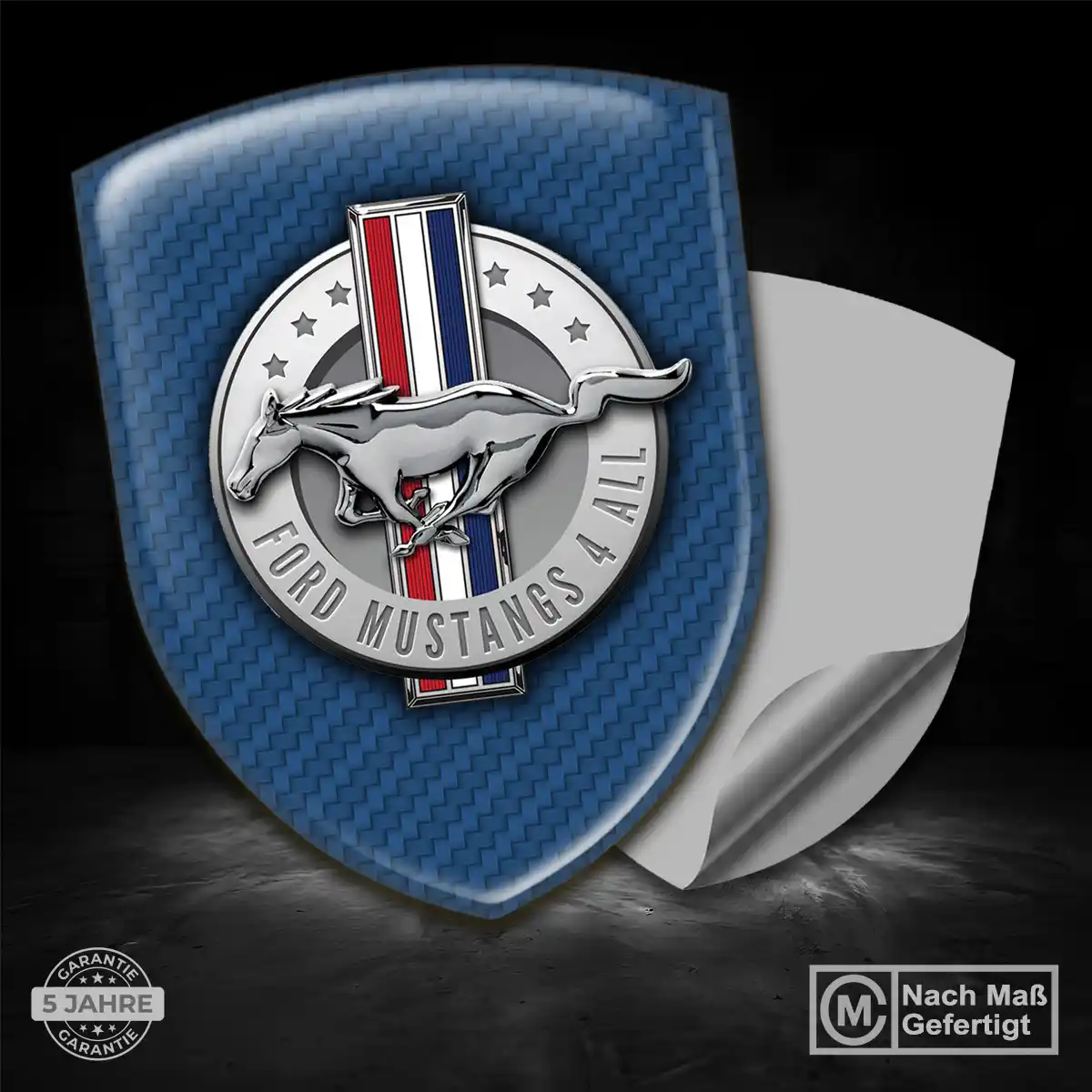 Ford Mustang Aufkleber Emblem Hohe Qualität