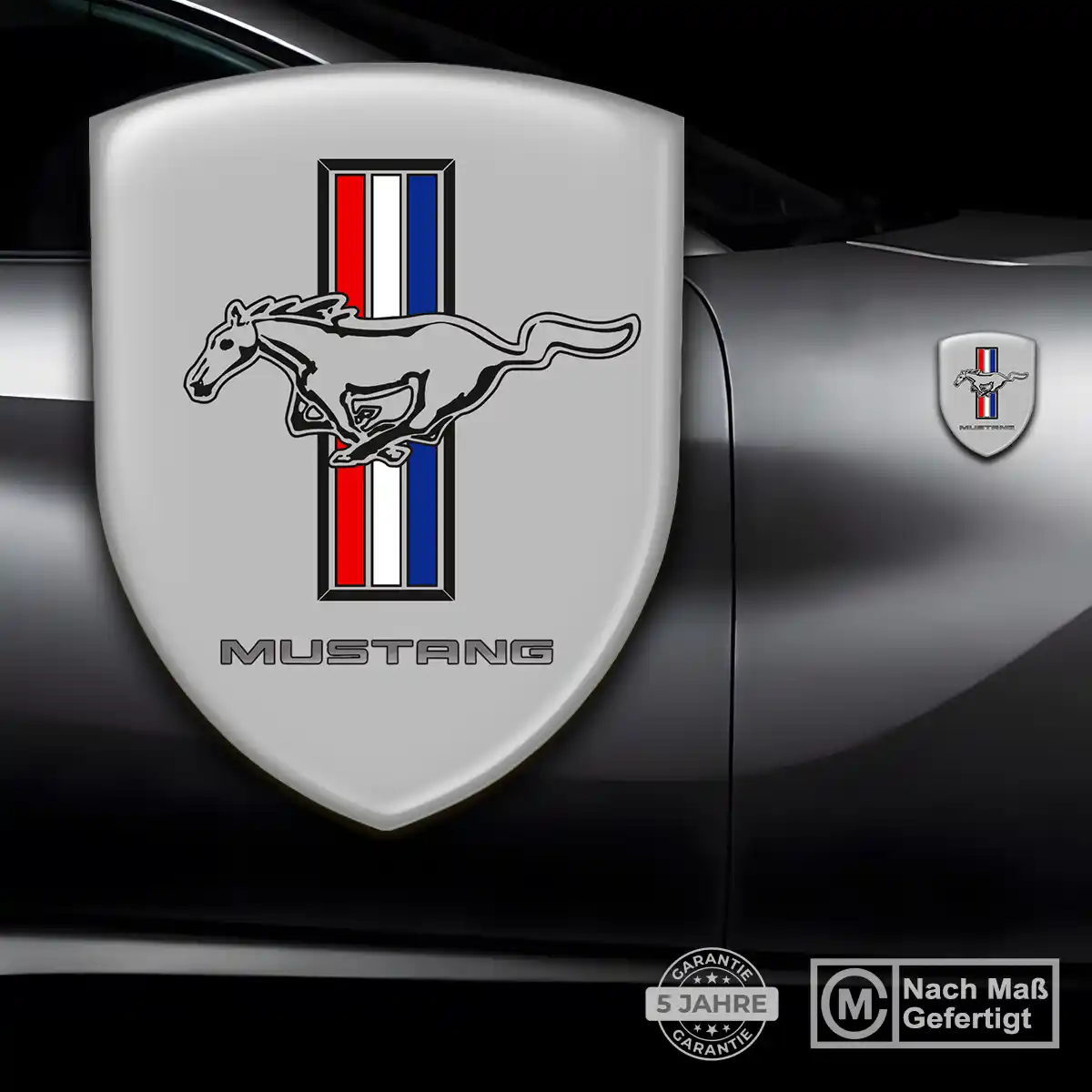 Ford Mustang Aufkleber Emblem Stilvolles Design