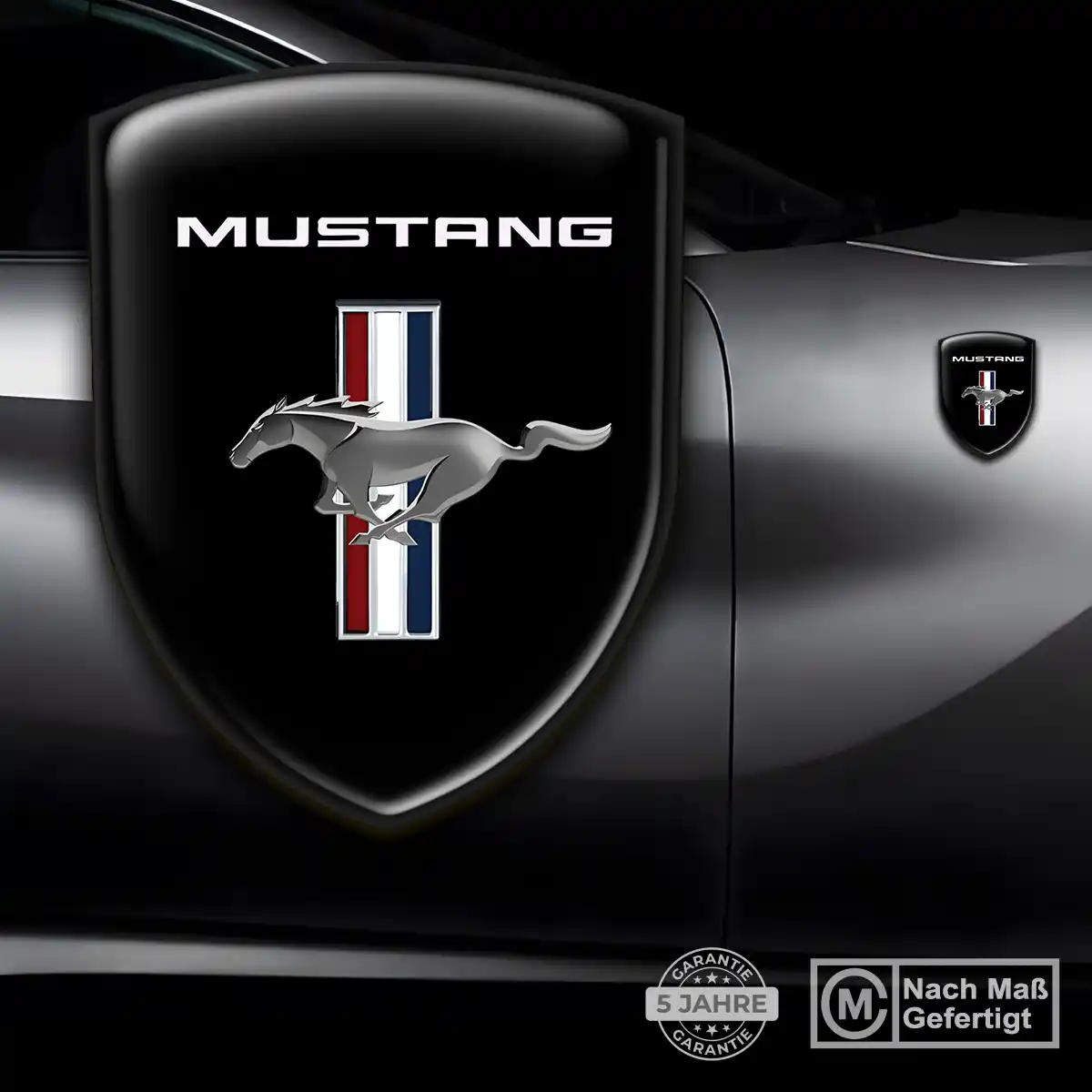 Ford Mustang Aufkleber Emblem Wappen Auto Stilvolles Design
