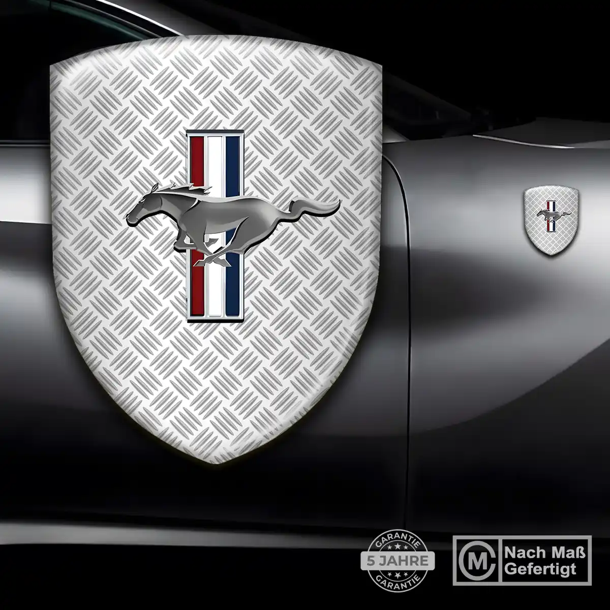 Ford Mustang Aufkleber Emblem Wappen Premium-Edition