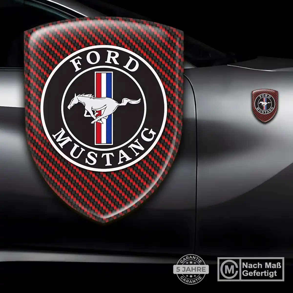 Ford Mustang Aufkleber Embleme Silikon Auto Hohe Qualität