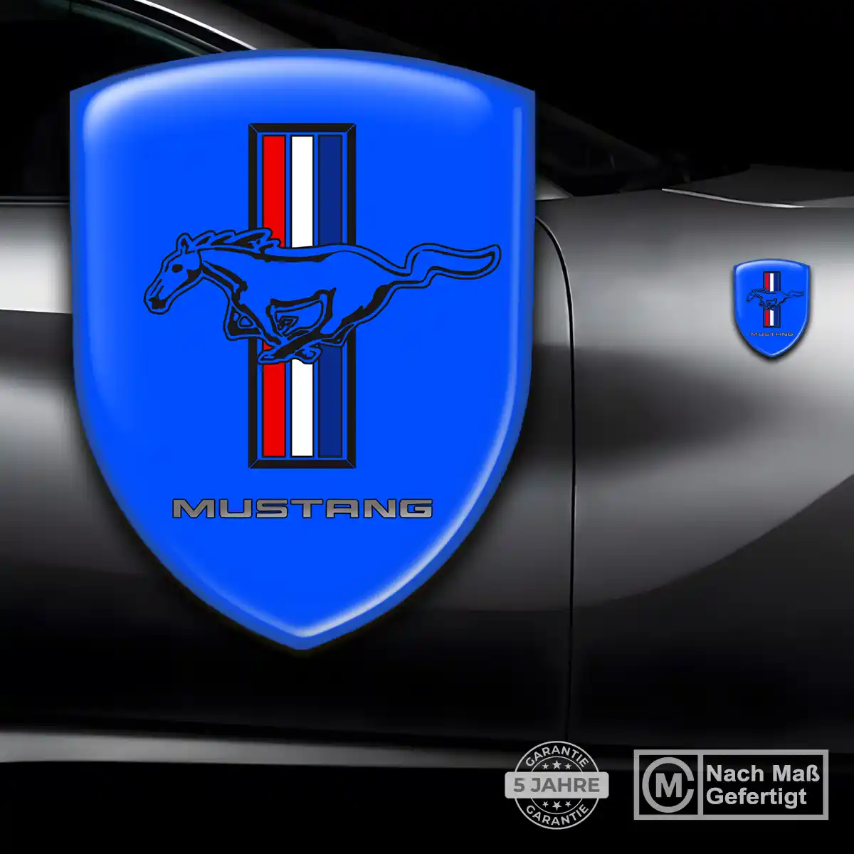 Ford Mustang Aufkleber Embleme Silikon Auto Stilvolles Design