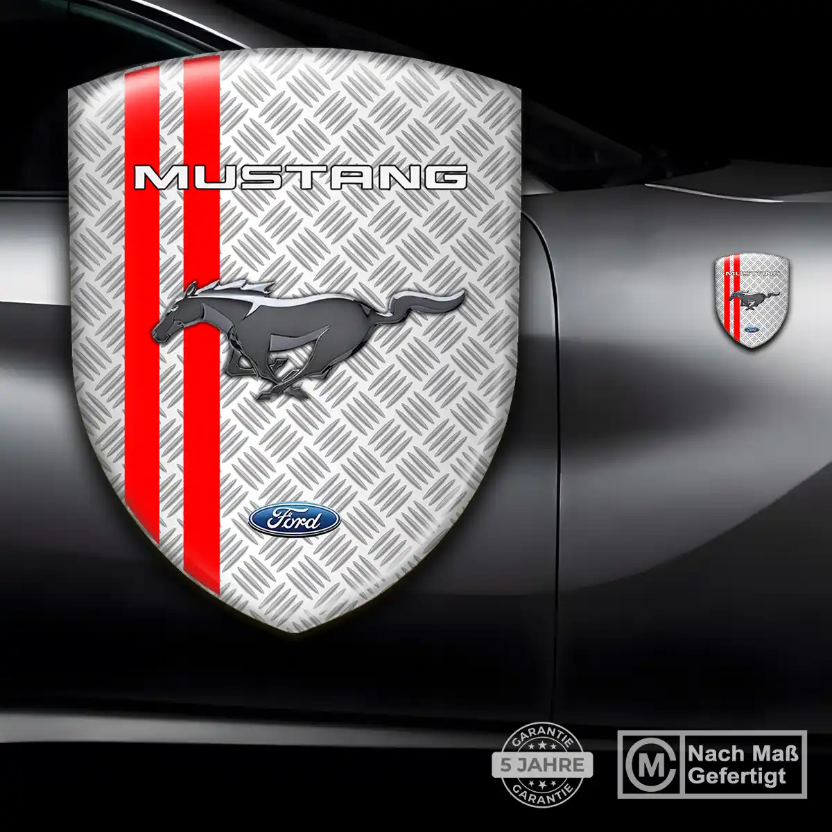 Ford Mustang Aufkleber Embleme Silikon Hohe Qualität