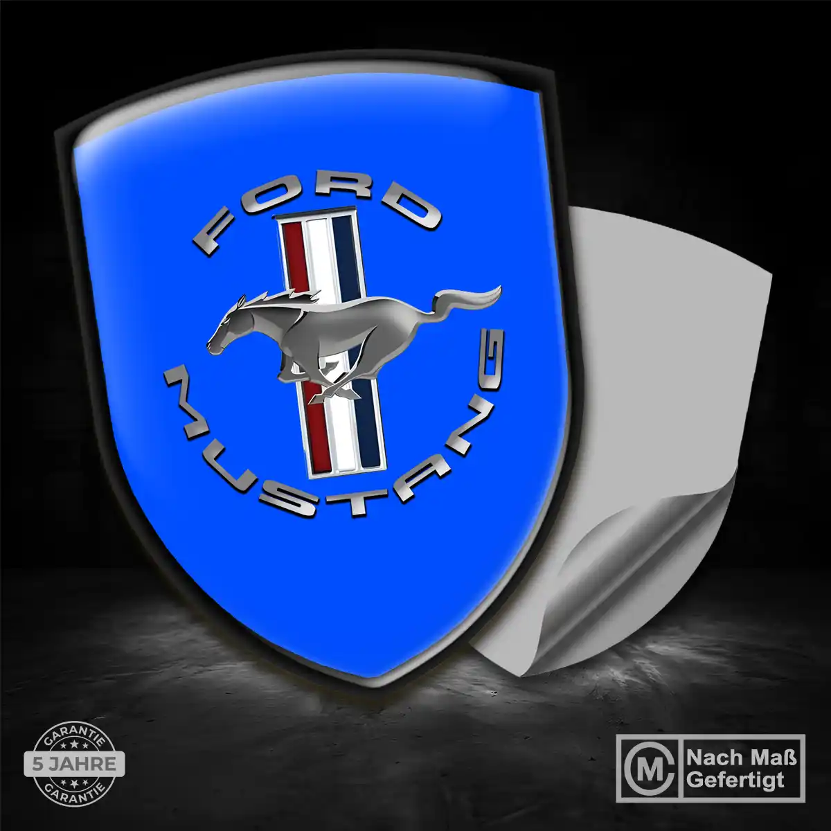 Ford Mustang Aufkleber Embleme Silikon Stilvolles Design