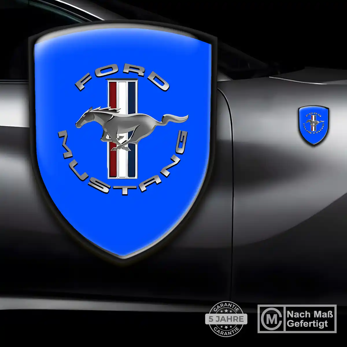 Ford Mustang Aufkleber Embleme Silikon Stilvolles Design