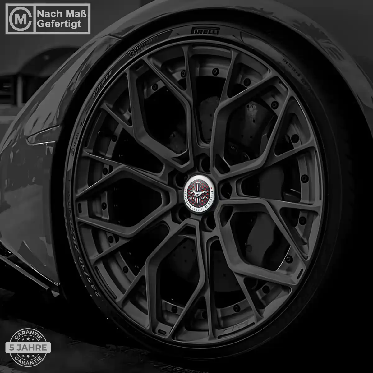 Ford Mustang Aufkleber Nabenkappen Premiumqualität
