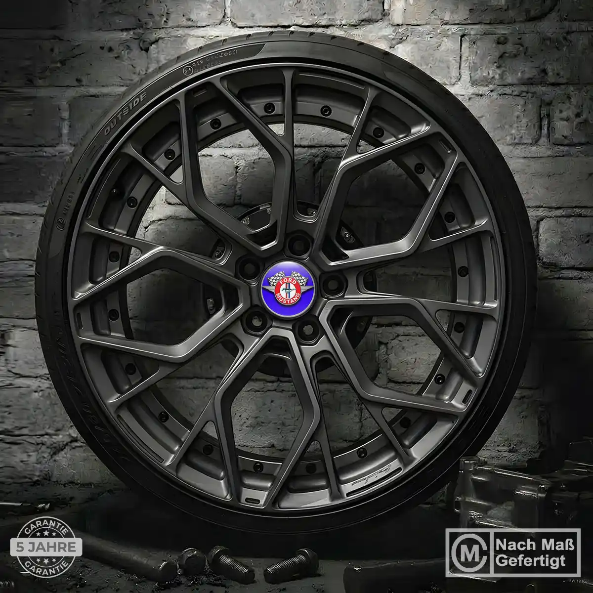 Ford Mustang Aufkleber Radmitte Stilvolles Design