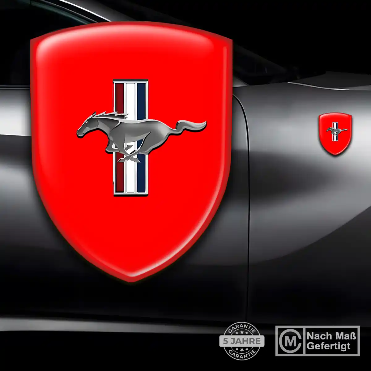 Ford Mustang Aufkleber Silikon Embleme Auto Hohe Qualität