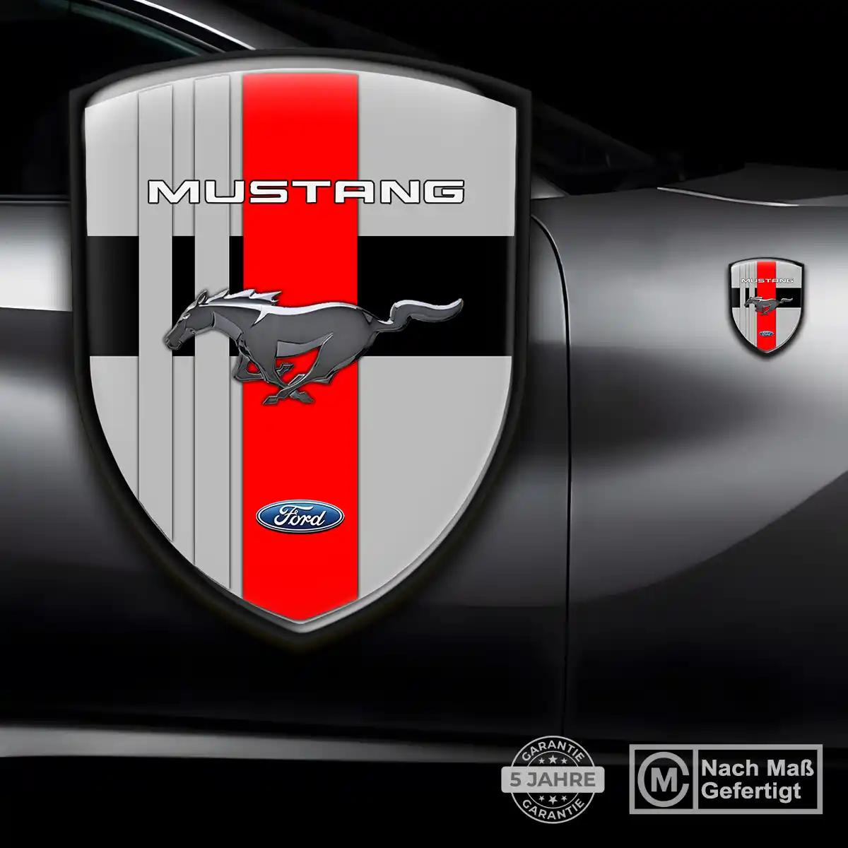 Ford Mustang Aufkleber Stilvolles Design